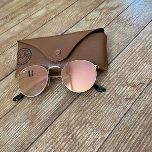 Ray-Bans Round Flat Flash Lenses (Copper Flash)